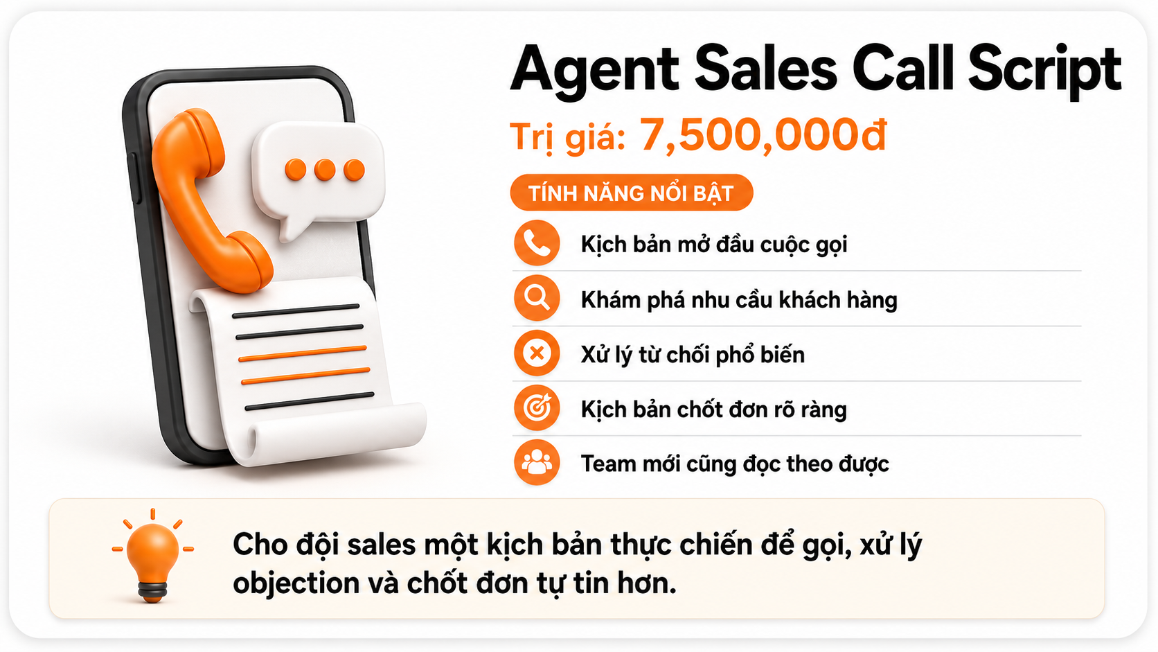 Agent Sales Call Script